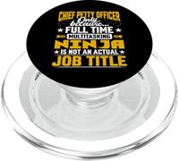 Funny Chief Petty Officer Job Title PopSockets PopGrip para MagSafe