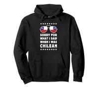 Funny Chilean Joke Proud Chilean Pride Chile Flag Sudadera con Capucha