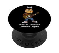 Funny Chill Rock Dad Chicos Hombres Día del Padre Música Gen X PopSockets PopGrip Adhesivo