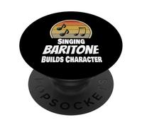 Funny Choir Acapella Cantante Cantante Barítono Músico Música PopSockets PopGrip Adhesivo