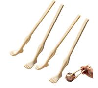 Funny Chopsticks Set, Toe Shaped Novelty Eating Sticks Humorous Creative Snack Utensils 2 Pair Gift Box, Silly Asian Style Food Pick Tools, Party Tableware for Adults Families Friends Kids Home Use
