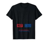 Funny Christian Coffee Hot or Cold Not Lukewarm Bible Versículo Camiseta gráfica económica, Hombre, Negro, L