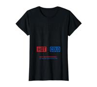 Funny Christian Coffee Hot or Cold Not Lukewarm Bible Versículo Camiseta gráfica económica, Mujer, Negro, M