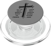 Funny Christian Jesus Role Models Fue a la cárcel Biblia Fe PopSockets PopGrip para MagSafe