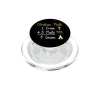Funny Christian Pun - 1 Cruz 3 Uñas 4 Dado PopSockets PopGrip para MagSafe