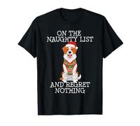 Funny Christmas Brittany Naughty List Camiseta