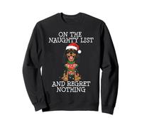 Funny Christmas Cavalier King Charles Spaniel Naughty List Sudadera