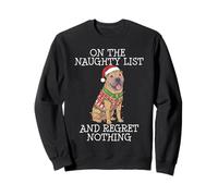 Funny Christmas Chinese Shar-Pei Naughty List Sudadera