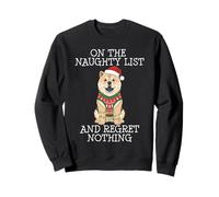 Funny Christmas Chow Chow Naughty List Sudadera