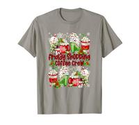 Funny Christmas Coffee Friday Shopping Crew For Coffee Lover Camiseta