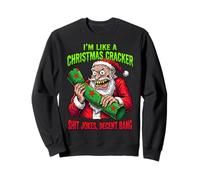 Funny Christmas Cracker Decent Bang Sudadera