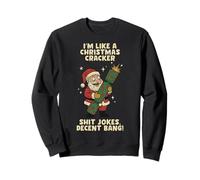 Funny Christmas Cracker Decent Bang Sudadera