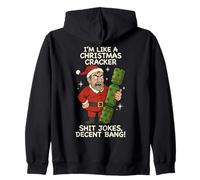 Funny Christmas Cracker Decent Bang Sudadera con Capucha