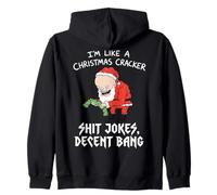 Funny Christmas Cracker Decent Bang Sudadera con Capucha