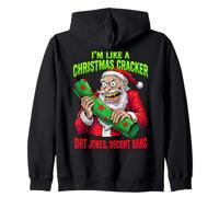Funny Christmas Cracker Decent Bang Sudadera con Capucha