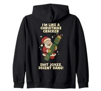 Funny Christmas Cracker Decent Bang Sudadera con Capucha