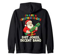 Funny Christmas Cracker Decent Bang Sudadera con Capucha