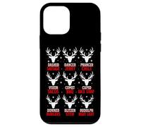 Funny Christmas Deer Hunters Todo el Humor de Renos de Papá Noel Carcasa para iPhone 12 Mini