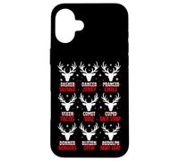 Funny Christmas Deer Hunters Todo el Humor de Renos de Papá Noel Carcasa para iPhone 16 Plus