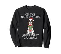 Funny Christmas English Springer Spaniel Naughty List Sudadera