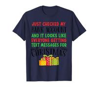 Funny Christmas Geeting Text Quote Saying Men Women Art Camiseta