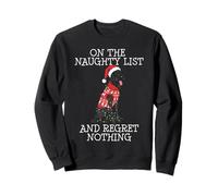 Funny Christmas Giant Schnauzer Naughty List Sudadera