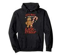 Funny Christmas Gingerbread Man Inappropriate Adult Humor Sudadera con Capucha