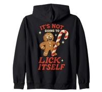 Funny Christmas Gingerbread Man Inappropriate Adult Humor Sudadera con Capucha