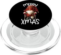 Funny Christmas GNOME Dad Graphic with Broken Leg Merry Xmas PopSockets PopGrip para MagSafe
