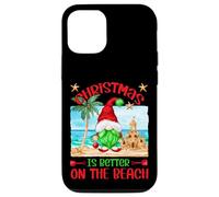 Funny Christmas GNOME For Xmas Vacation On The Beach Carcasa para iPhone 12/12 Pro