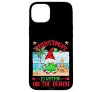 Funny Christmas GNOME For Xmas Vacation On The Beach Carcasa para iPhone 15 Plus