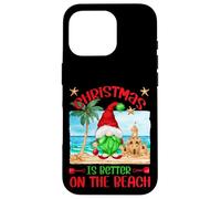 Funny Christmas GNOME For Xmas Vacation On The Beach Carcasa para iPhone 16 Pro