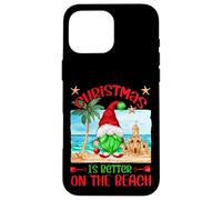 Funny Christmas GNOME For Xmas Vacation On The Beach Carcasa para iPhone 16 Pro MAX