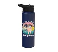Funny Christmas In July Hot As Balls Santa Summer Party Stainless Steel Insulated Water Bottle