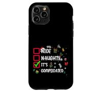 Funny Christmas List Quotes Sayings Illustration Graphic Carcasa para iPhone 11 Pro