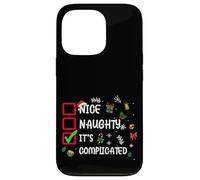 Funny Christmas List Quotes Sayings Illustration Graphic Carcasa para iPhone 13 Pro