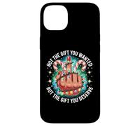 Funny Christmas Middle Finger Graphic Carcasa para iPhone 14 Plus