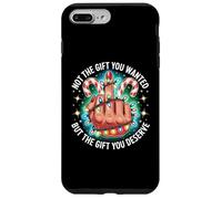 Funny Christmas Middle Finger Graphic Carcasa para iPhone 7 Plus/8 Plus