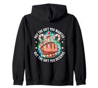 Funny Christmas Middle Finger Graphic Sudadera con Capucha