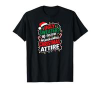Funny Christmas Phrase Quotes Santa Claus Xmas Camiseta