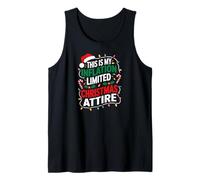 Funny Christmas Phrase Quotes Santa Claus Xmas Camiseta sin Mangas