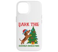 Funny Christmas Sarcástico Perro ladran los ángeles Harold cantan Carcasa para iPhone 14