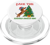Funny Christmas Sarcástico Perro ladran los ángeles Harold cantan PopSockets PopGrip para MagSafe
