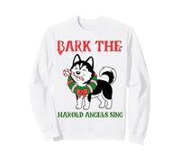 Funny Christmas Sarcástico Perro ladran los ángeles Harold cantan Sudadera
