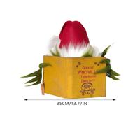 Funny Christmas Tree Topper Grinch Hiding Behind Book,Christmas Decoration