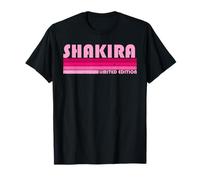 Funny Christmas Women Girl Mother Mom Custom Gifts - Shakira - Cumpleaños retro vintage de los años 80 y 90 Camiseta Rosa Unisex Manga Larga Talla S EU Pequeño Regular EU M