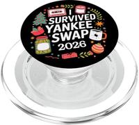 Funny Christmas Yankee Swap Secret Santa 2026 Elefante Blanco PopSockets PopGrip para MagSafe