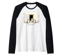 Funny Church Ratones Broma Hablar sobre quesos Camiseta Manga Raglan