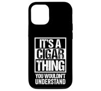 Funny Cigar Lover Quote Smoker Saying It's A Cigar Thing Carcasa para iPhone 12/12 Pro