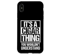 Funny Cigar Lover Quote Smoker Saying It's A Cigar Thing Carcasa para iPhone XS MAX
